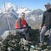 Dani und Christoph auf dem Gipfel der Kinfelsen (3635m). Auch ohne Täschhorn war's lustig mit euch!