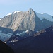 la parete N del Mont Blanc de Cheilon, da decenni ormai completamente secca