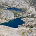 View from the top down to Ralston and Tamarack Lakes