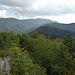Ausblick vom Muntele Tâmpa in die naheliegenden Berge