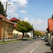 Blick durch die Zrínyi Miklós utca, eine der ruhigen Strassen im Stadteil Alsólővérek (Unter Löwern).