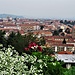Panorama di Biella dai giardini di palazzo Ferrero La Marmora.