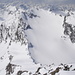 Tiefblick zum Längentaler Weißen Kogel, ebenfalls eine mega-beliebte Skitour