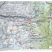 Alp de Confin: la traccia su carta topografica.
