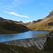 Der 29ha grosse, künstliche Sanetschsee / Lac de Sénin (2034m) unterhalb des Sex de Fours (2566m).