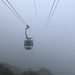 durch dichten Nebel zur Bergstation LSB Fisetenpass