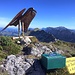 Auf dem Geyerhorn mit der originellen Skulptur