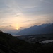 Per chiudere bene la giornata un bel tramonto dal Monte Ceneri!