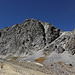 The ramp to Gipshorn, with three hikers on their way up.