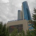 Das derzeit höchste Gebäude in Astana: Railways Building, 175m hoch, Bj. 2009.