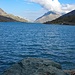 Lago Bianco, heute bestimmt nicht mit seinem tiefen Blau