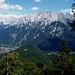 Ederkanzel,links Mittenwald,darüber Karwendel