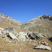 Dal Rifugio Grand Tournalin 2600 mt circa; si prosegue in direzione Nord, segnavia 4, verso il Colle Croce 2800 mt.