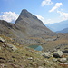 Lago Croce 2586 mt e Palon de Nana 2764 mt: foto scattata sulla via del rientro.