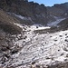 Pazüelkar mit den Resten des Pazüelferners. Auf Bildern aus dem Jahr 2011 ist der Gletscher etwa 50m mächtiger.