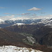 Panorama dalla cima del Monte Ferraro, sullo sfondo anche Gaggio e Pizzo di Claro 