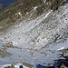 … der Abstieg zur Tübinger Hütte ist möglich. <br />Die Fussspuren gehören zu den zwei jungen Österreicher die ich kurz vor dem Gipfel auf ihrem Abstieg traf<br />