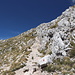 Im Aufstieg zum Monte Terminillo - Durch felsdurchsetztes Gelände. In Bildmitte ist die erste Hälfte unserer Wandergruppe zu erahnen.