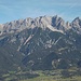 Blick zu Bergen der Berchtesgadener Alpen