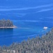 [https://www.zephyrcove.com/cruises/our-fleet/ Paddle Wheeler M.S. Dixie II ] entering Emerald Bay