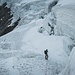 Schnell weiter durch den eindrucksvollen Gletscherbruch