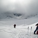 Tutta la famiglia di scialpinisti 
