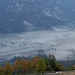 Come spesso in questa stagione la bruma copre la mattina la bassa Val Chiavenna