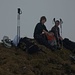 Matthias und Pascal auf dem Gipfelchen vom Hohsträss (2221m).
