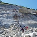 steile Leitern beim Abstieg von Montenvers auf den Gletscher