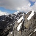 Die wenig höhere Rotwandlspitze (2193m); links geht es weiter auf dem Mittenwalder Höhenweg