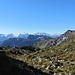 Rätikonblick von der Freiburger Hütte; rechts der markante Roggelskopf