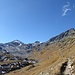 Tal zu den heutigen Gipfelzielen, Schwarzhorn und Radüner Rothorn