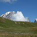 salita Mont Fortin: vista Monte Bianco