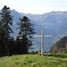 Knorriges Kreuz vor dem Spitzmeilen