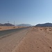 am Eingang des Wadi Rum