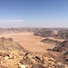 eine gewaltige Rundsicht über das Wadi Rum