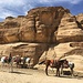 "Standplatz" der Pferde am Eingang von Petra