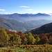 dall'Alpe di Torricella verso quella di Farè : panorama