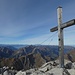 Gipfelkreuz auf dem Grossen Widderstein, mit Sicht in die Schweiz ;-)