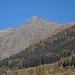 Blick zum Steinspitz, dessen Gipfelkreuz mein Interesse an seiner Besteigung geweckt hat.