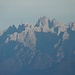 Berge der Sextener Dolomiten im Zoom