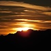 Sonnenuntergang vom Gipfelgrat des Kompfoßspitzes gesehen
