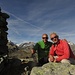 Beppe e Gabri sul Monte Doubia in una splendida giornata autunnale