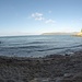 <b>Spiaggia di Madonna delle Grazie.<br />Alle nove del mattino, in questa stagione è all’ombra, quindi ancora deserta. La baia è circondata da rocce sedimentarie che danno rifugio a molti abitanti marini. Per questo motivo si presta benissimo allo snorkeling. </b>