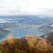 Il panorama su Lugano.