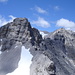 der Unbenannte Gipfel von Osten; Blick vom Aufstieg zur Moserkarspitze, tags zuvor