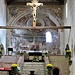 L'abside centrale con il Crocefisso ligneo trecentesco.