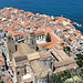 View towards the cathedral of Cefalu
