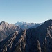 Blick über die Tauberspitze ins Wettersteingebirge