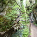 der Eingang zur Schlucht (bergwärts)